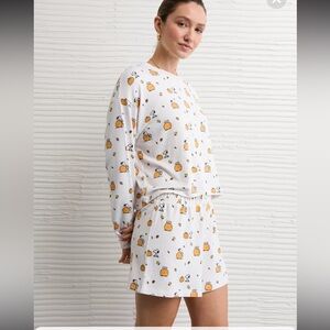 NWT luxe plush snoopy pajamas